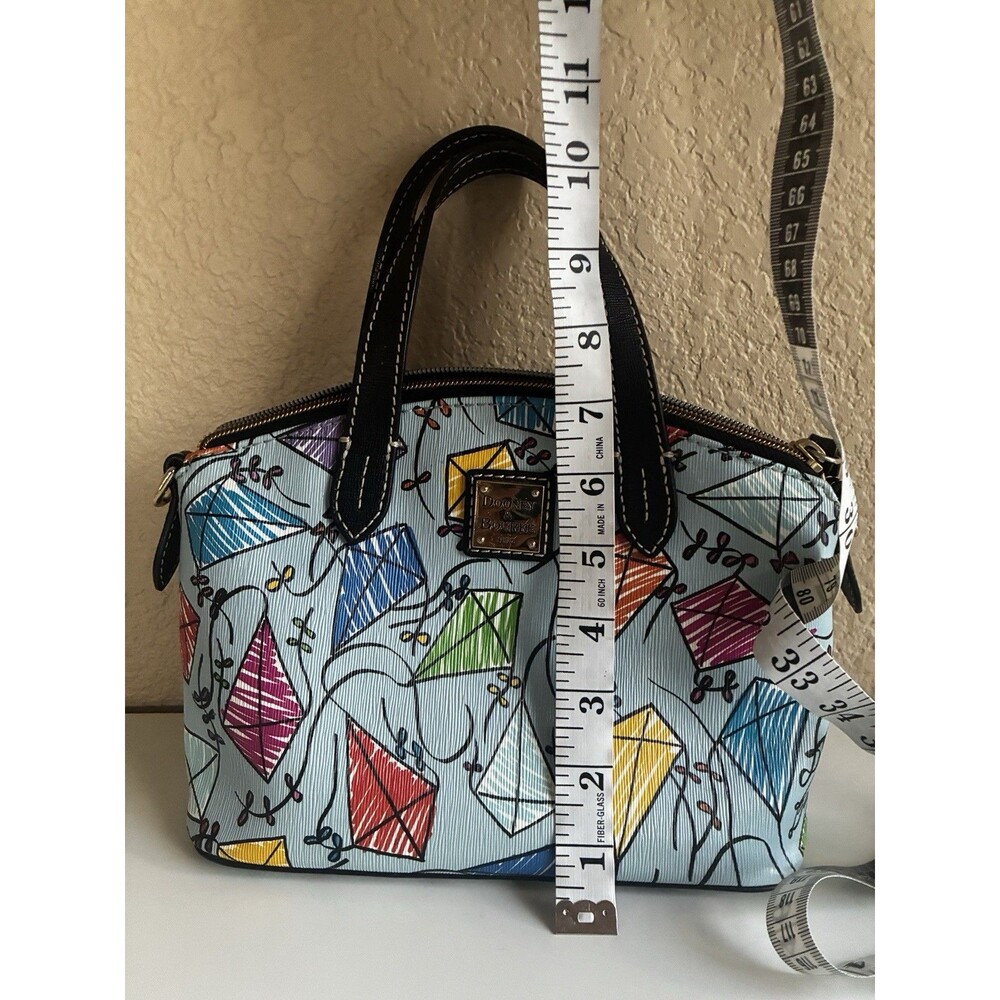 Dooney & Bourke Kite Ruby Mini Bitsy Satchel Multi Color Leather Crossbody - Picture 5 of 15